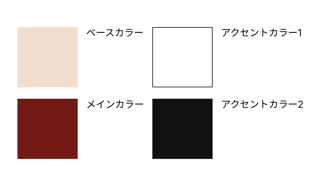 配色とフォント